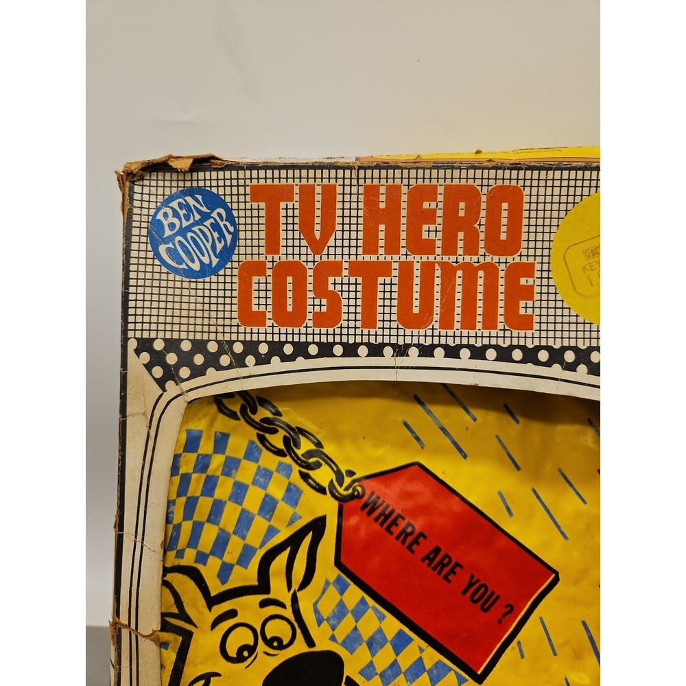 Vintage 1971 Scooby Doo 833 Ben Cooper TV Hero Costume Missing Mask Box Damage - Picture 4 of 16